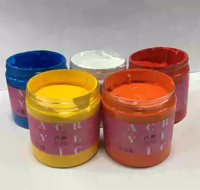 Foreign exchange big bottle acrylic paint wall painting graffiti hand-painted wooden board waterproof paint 500ml