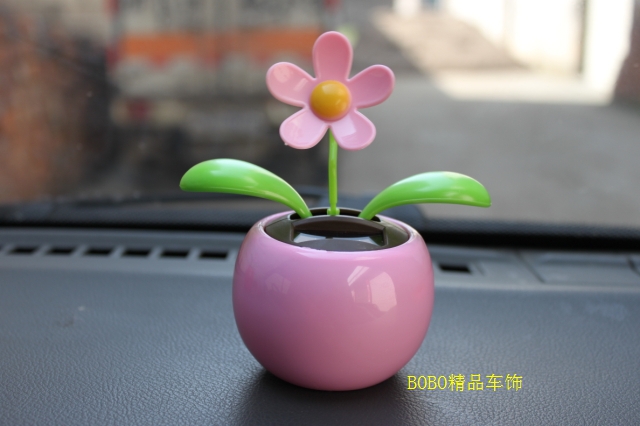 Trang trí xe ô tô hoa mặt trời lắc đầu trang trí táo mặt trời hoa trang sức ô tô cung cấp bán buôn đồ trang trí taplo ô tô