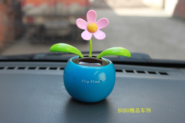 Trang trí xe ô tô hoa mặt trời lắc đầu trang trí táo mặt trời hoa trang sức ô tô cung cấp bán buôn đồ trang trí taplo ô tô