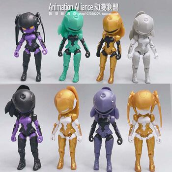 Transformation gacha jointed action figure robot toy