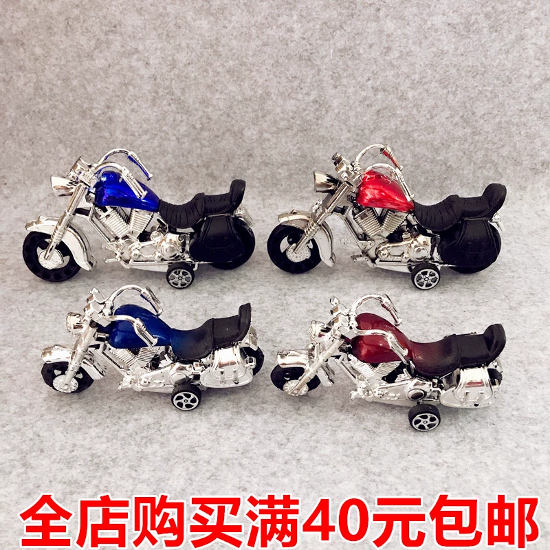 Xe máy nướng bánh sinh nhật trang trí đồ trang trí Ngày của cha nam thần Harley mô tô trang trí sinh nhật món tráng miệng plug-in - Trang trí nội thất