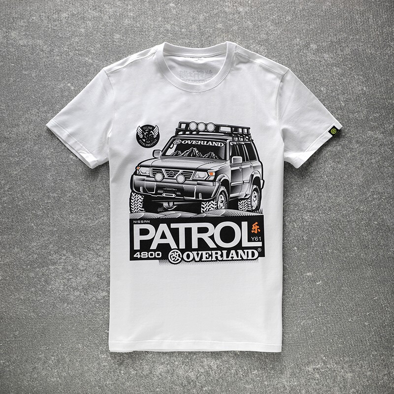 Cross country-road-road fun Y61 short sleeve men's t-shirt round neckline printed sweaters trend to guarantee summer clothing special price