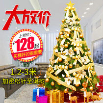 Christmas tree set meal home 1 5 meters pine needles 1 8 meters 2 1 meters 2 4 3 large shopping mall Christmas decoration products