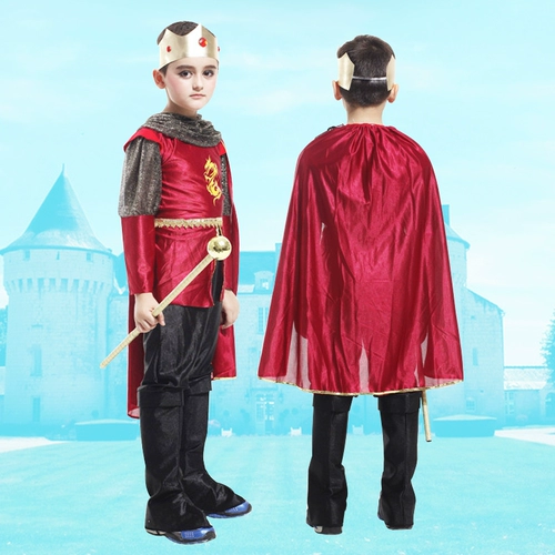 Детский королевский комплект для мальчиков, xэллоуин, выпускной вечер, детская одежда