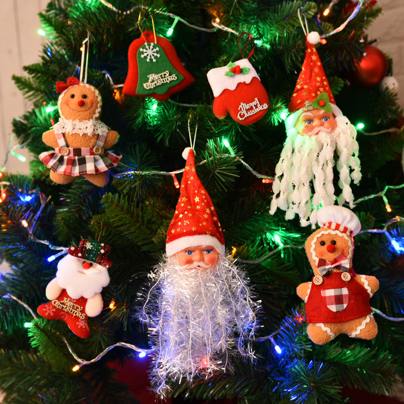 Christmas Decorations Christmas Gifts Christmas Pendant Christmas Tree pendant Small Fabric Plush pendant