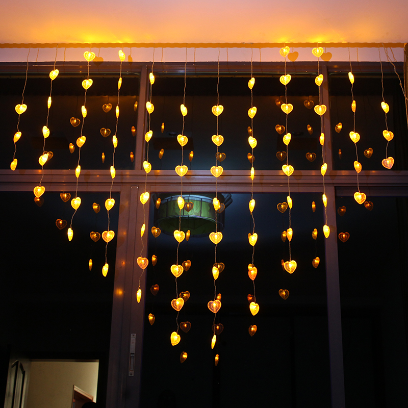 Usd 24 38 Heart Shaped String Cloud Surprise Arrangement Heart Shaped String Cloud Surprise Arrangement Artifact Birthday Room Led Lantern Proposal Layout Creative Supplies
