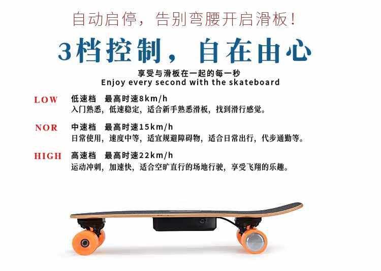 Самокат 电动滑板四轮大小鱼板代步成人刷街学生成年专业板无线遥控滑板车 Skihot