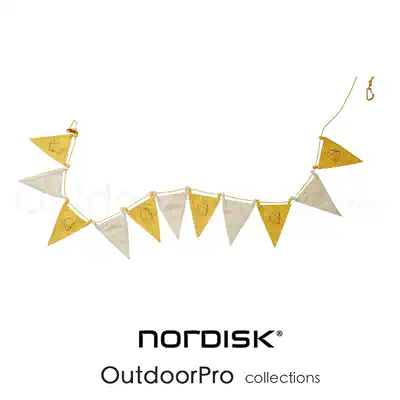 Danish big white bear Nordisk Outdoor camping tent atmosphere Small flag Accessories OutdoorPro