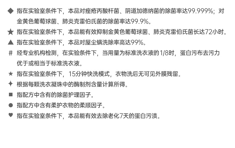 立白 三效合一WiFi衣凝珠 8倍浓缩 10g*18粒*6盒 图12