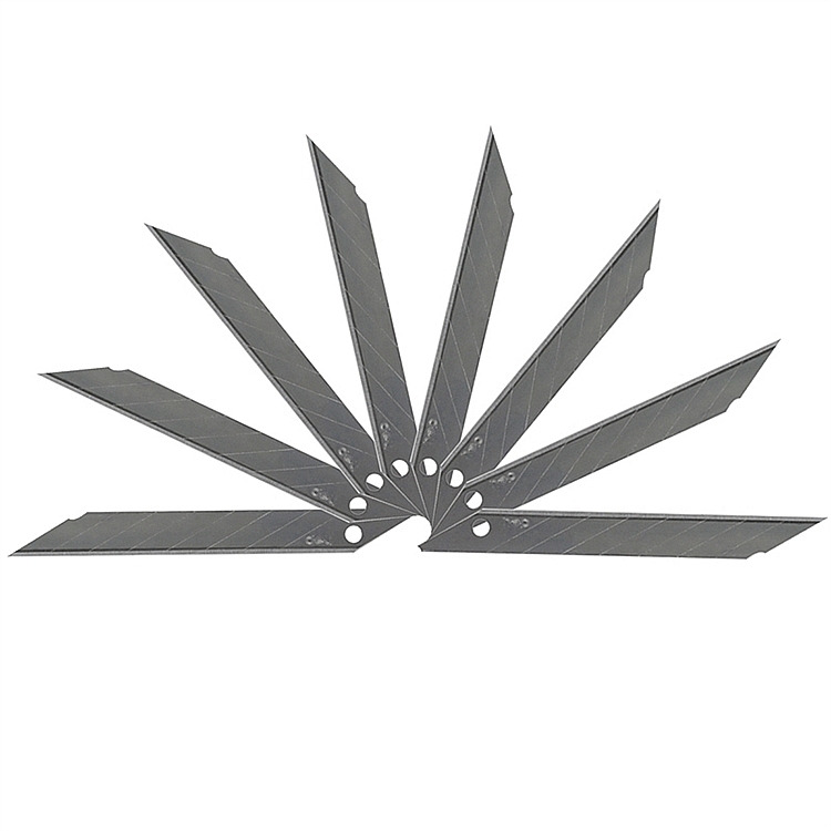 Deli 2015 Art Blade 9mm 30 degree pointed carbon steel 9MM film trimming knife 36 small box
