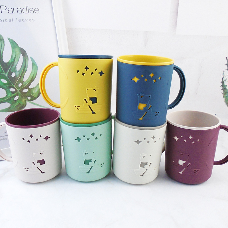 Nordic mouthwash Cup couples Home portable travel cylinder cup wash cup creative cute student Korean brush Cup