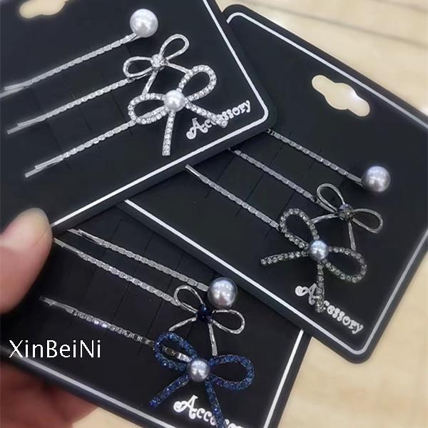 Korean broken hair bangs hair clip fine hair clip word clip side clip Korean version of the female adult 2020 new fashion diamond