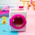 Pink Rabbit House Washer Set Girl Mini Simulation Life Thiết bị sấy Giá sắt Đồ chơi trẻ em