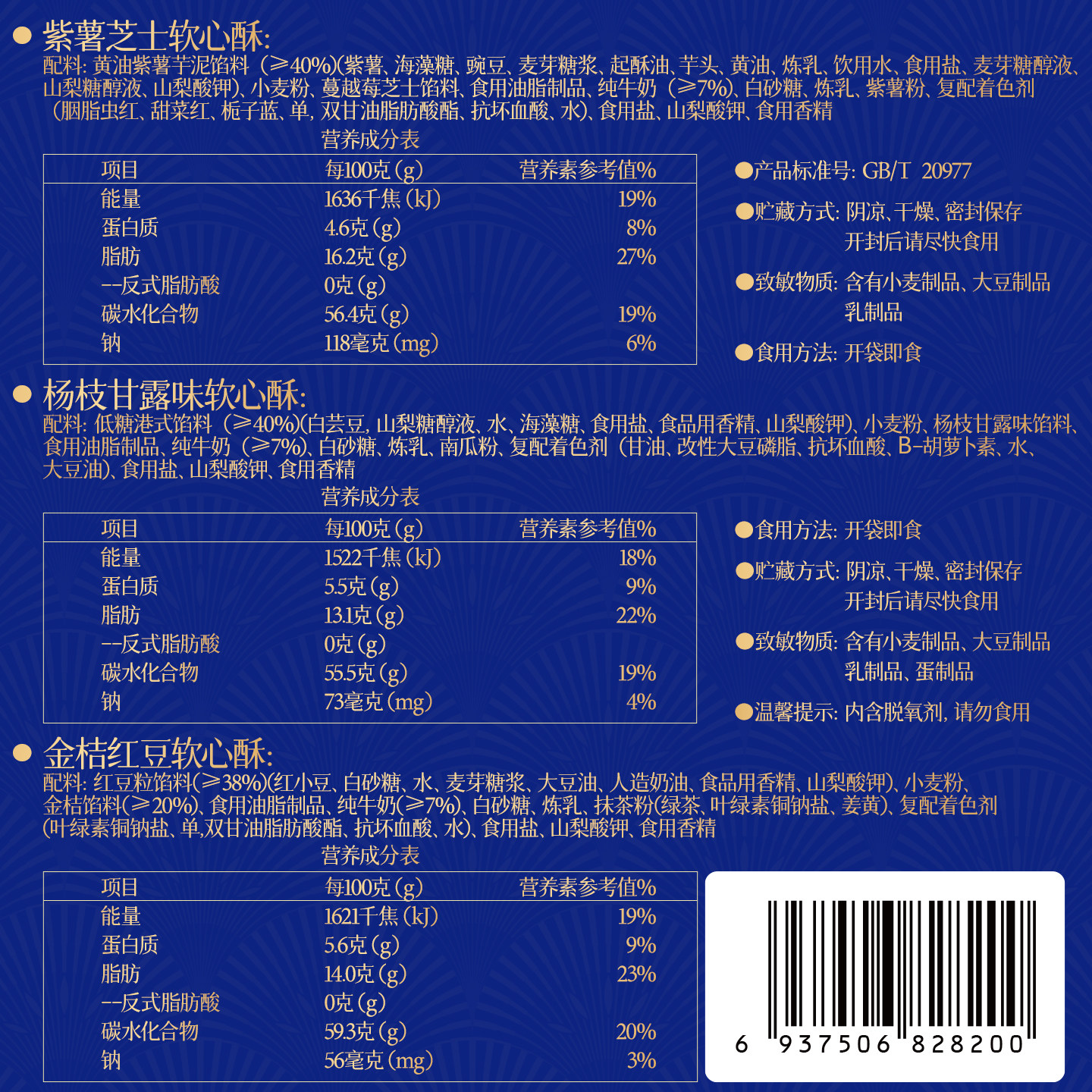 Gongdianshi_Huancai Planet Pastry 480g Snack Food New Year Pastry High-End Gift with Three Squirrels