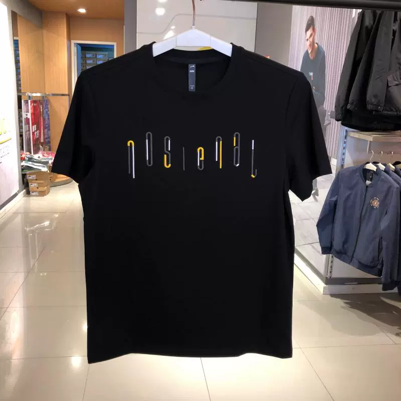 Áo thun nam tay ngắn tay ngắn cánh chim quý phái 2019 áo sơ mi nam thể thao giản dị mùa hè 2019 0192223 - Áo phông thể thao