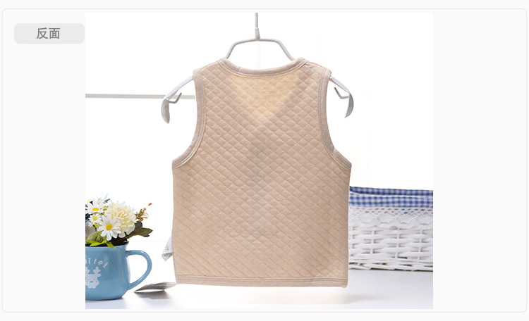 Tongtai trẻ sơ sinh bé mùa xuân và mùa thu cotton ấm vest vest quan ao tre em