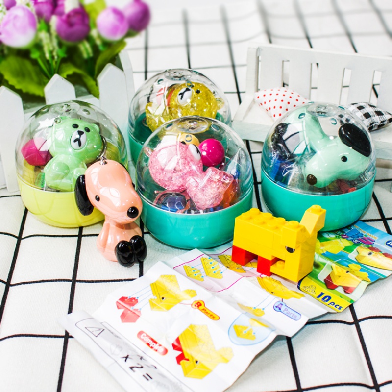 The new Jitong brand pinball machine capsule game machine 45-100mm capsule gift machine key chain toy pendant