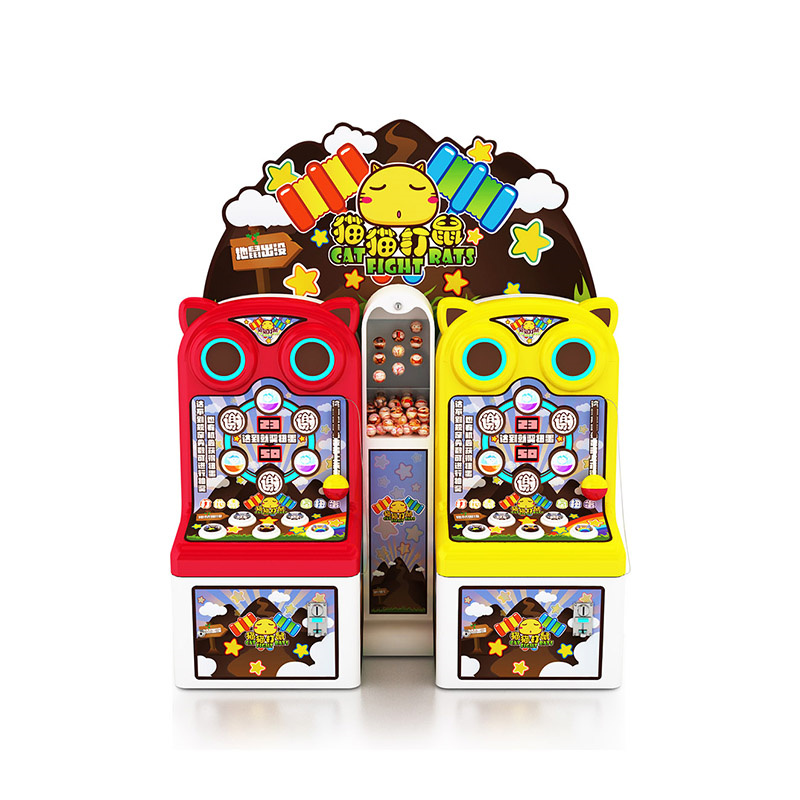 Manufacturer Direct Sales New Cat Cat Duo Beat Rat Slot Console Children's Paradise Rodent Percussion Class Pleasure Equipment-Taobao