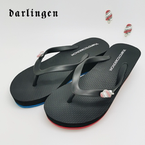 Snow diamond slope and flip-flops women wear fashion non-slip seaside beach thick bottom Net red clip h