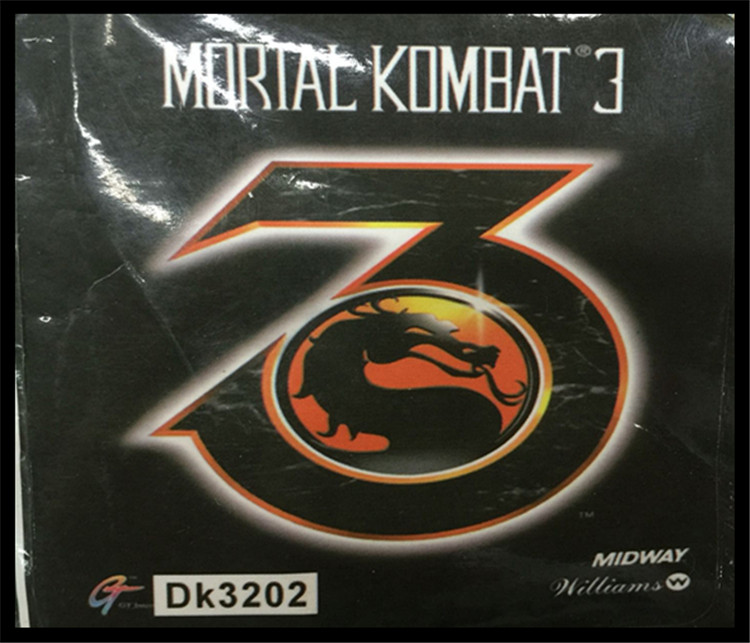 MD Sega Card Game Card Kombat 3