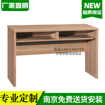 Nanjing long conference table board type office desk and chair wooden student desk and chair reading table training table and chair can be customized