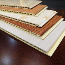 Bamboo and wood fiber integrated wall panel Quick installation wall gusset decorative board Decoration materials Self-installed ceiling PVC wall panel