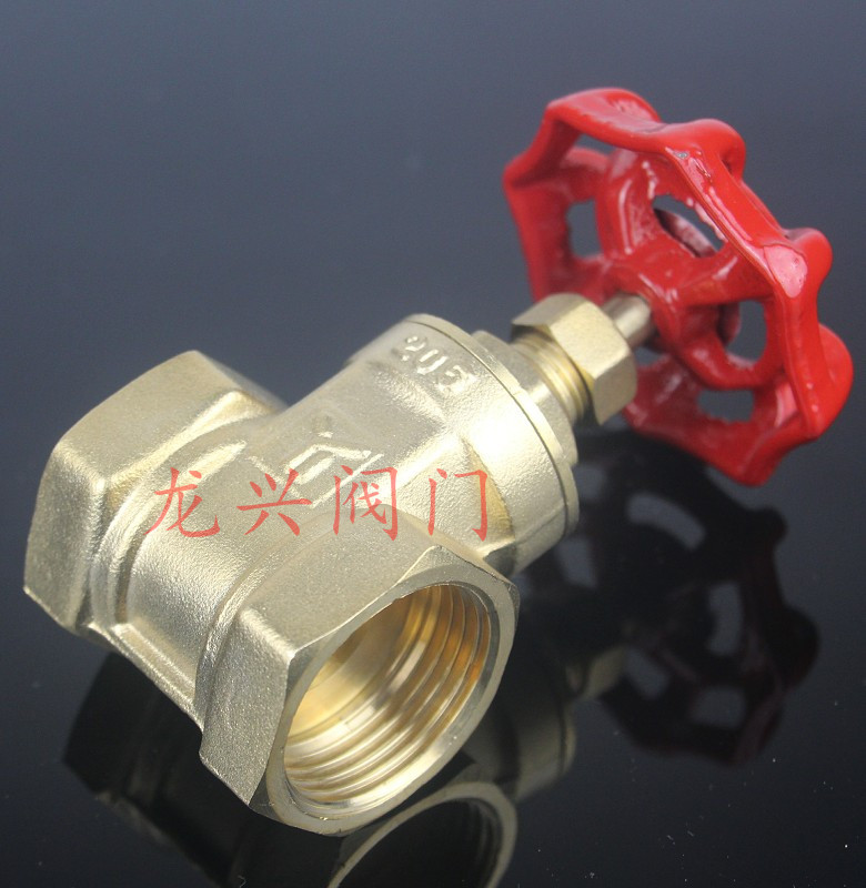 Copper gate valve door double internal wire switch brass gate valve 2 inch 4 points 6 DN15 1 inch DN15 20 32 40 50 50