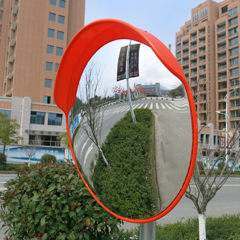 Indoor outdoor 80cm road wide angle mirror intersection road wide angle mirror rugged mirror turning mirror traffic reflective mirror