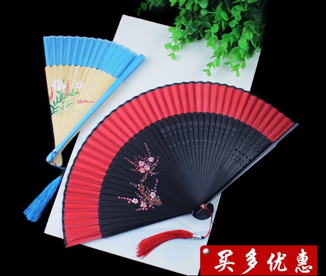 Fan Folding Fan Bamboo Handmade Personality Creative China Wind Gusto Style Palace Fan Female Flow Suhan Clothing Accessories