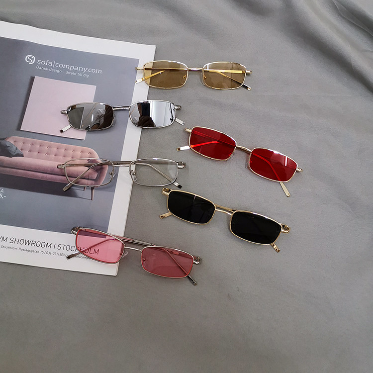 Cryptic and great Kim Morning Shen Qing and the same style retro small round sunglasses glasses men and women translucent round frame sunglasses