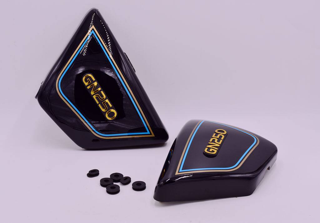 Locomotive accessories GN250 Bing cover GN250 battery back cover guard plate GN250 side cover with brand plastic pad