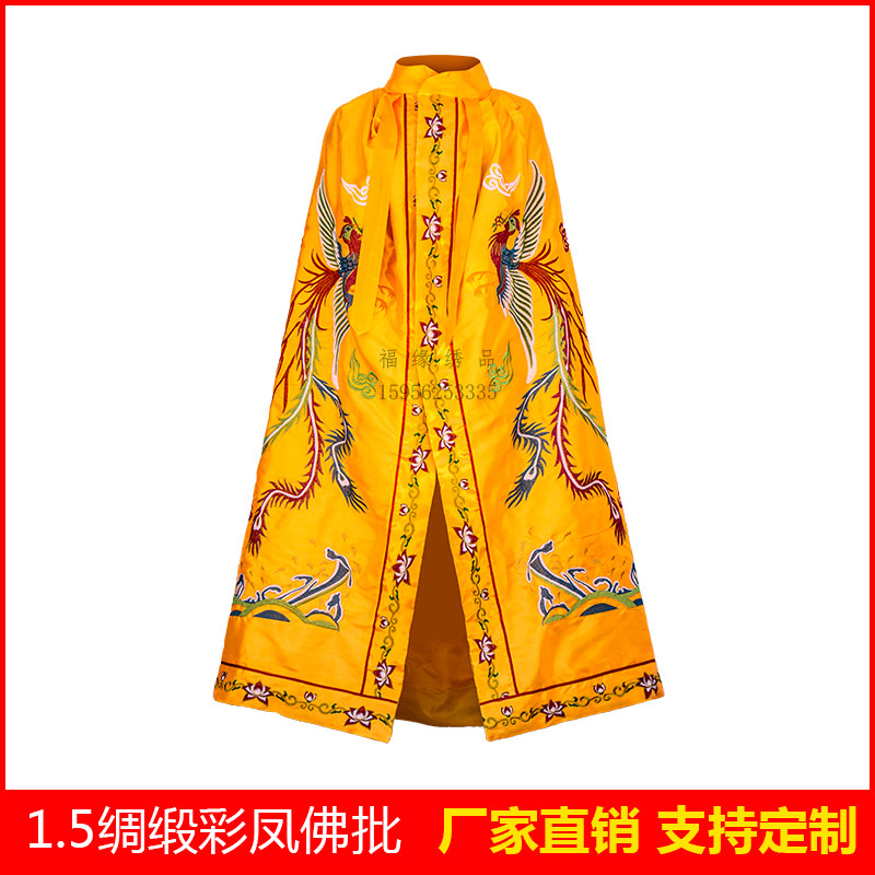 Customized 1 5 m Buddha statue cloak clothes Buddha clothes embroidered clothes of Buddha clothes