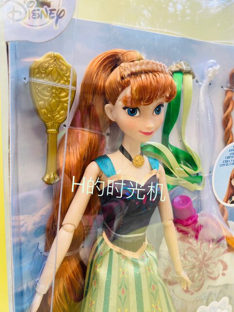 ຊຸດ doll Princess Frozen 2 Elsa, Elsa ແລະ Anna ລຸ້ນໃໝ່ພ້ອມເຄື່ອງແຕ່ງຜົມ ແລະ ເຄຶ່ອງປະດັບ doll girl