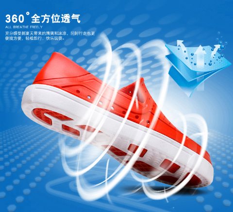 Giày mùa hè nam giày lười nam mới baotou dép nam chống trượt hè bãi biển giày nam lỗ giày dép - Dép dép lacoste