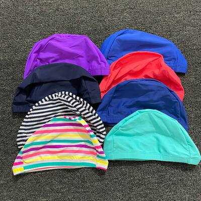 New multi-color swimming caps, nylon quick-drying solid color men's swimming caps, printed women's swimming caps, hot spring swimming pool swimming caps