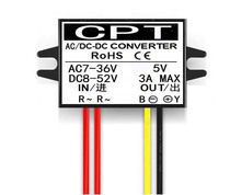 AC24V AC24V turn DC5V1A2A3A monitoring power depressurizer 24V36V turns 5VAC-DC DC-DC voltage reduction module