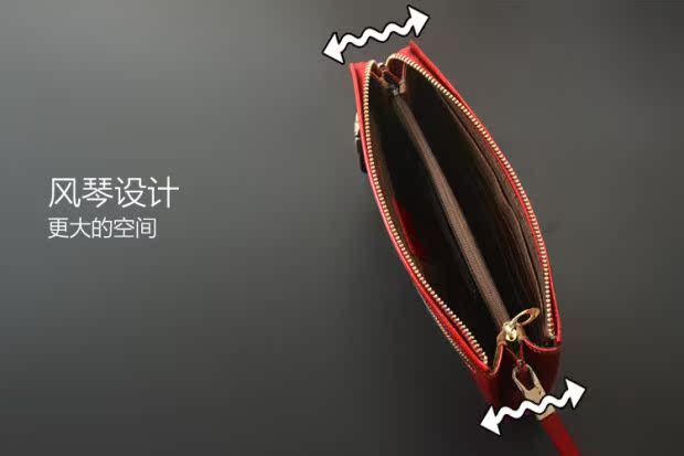 Có thể đặt điện thoại di động dây kéo túi xách da 2018 mới đa chức năng nữ dài tay công suất lớn ví cầm tay ví da nam cao cấp