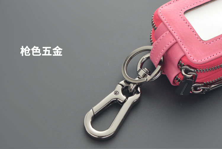 Xe đa năng đa chức năng đôi Hàn Quốc dễ thương túi da mini nam và nữ dung lượng lớn ví nam da thật