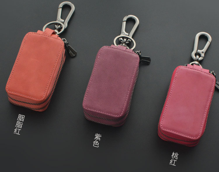 Xe đa năng đa chức năng đôi Hàn Quốc dễ thương túi da mini nam và nữ dung lượng lớn ví nam da thật