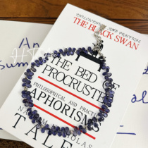 I Have You or Not Series The End of the Galaxy Natural Cordierite Necklace Double Layer Necklace