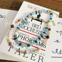 I have you or not series Shuijing Hanboliu natural stone freshwater pearl necklace clavicle chain