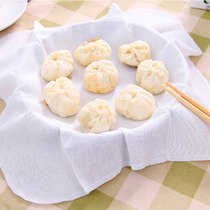 Household cotton non-stick steamer pad Round Xiaolongbao steaming cloth drawer pad Steamer cloth steaming bun steamed bun pad cloth Filter cloth