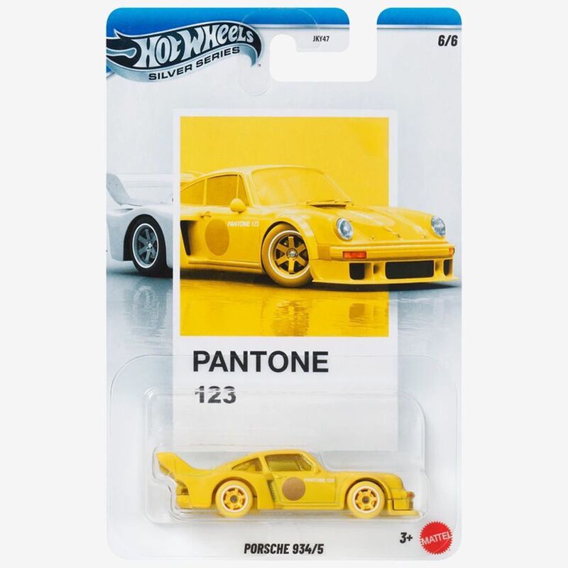 In-Stock Hot Wheels Silver Label High-Quality Pantone Color Card Porsche Camaro Volkswagen Z Alloy Car Model
