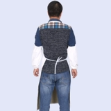 Полиуретановый водонепроницаемый белый фартук без рукавов, нарукавники