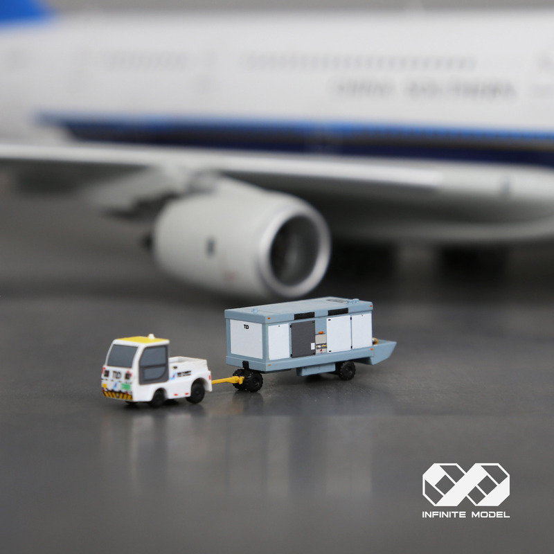 1:200 Scale Asu-600 Aircraft Start-Up Air Source Vehicle Airport Ground Handling Infinite Model Art
