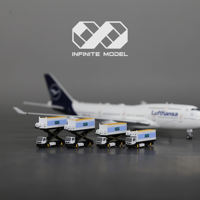 1:400 Scale Single-Axle Man Catering Truck Model, Food Truck, Airport Ground Handling Vehicle, 24 Models of Major Airline Versions