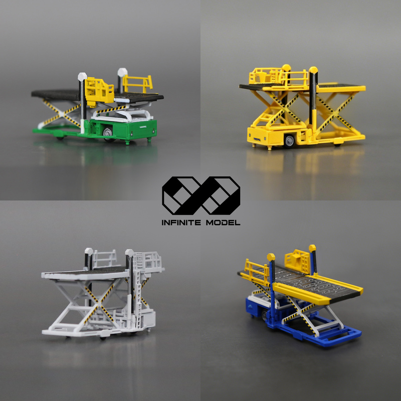 1:200 Champ70 Cargo Lift Truck Cargo Hong Kong Xingyu Original Factory White Airport Ground Handling Model Infinite Model Art