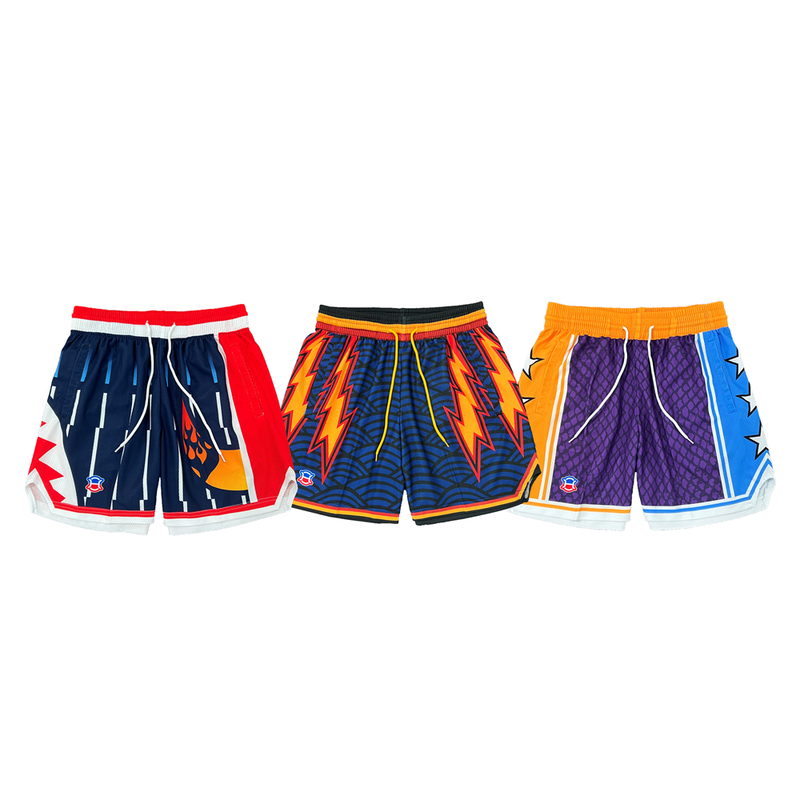 [Special Offer] American-Style Mixed Team Three-Point Basketball and Football Shorts, Training Pants, Trendy Sports Beach Shorts