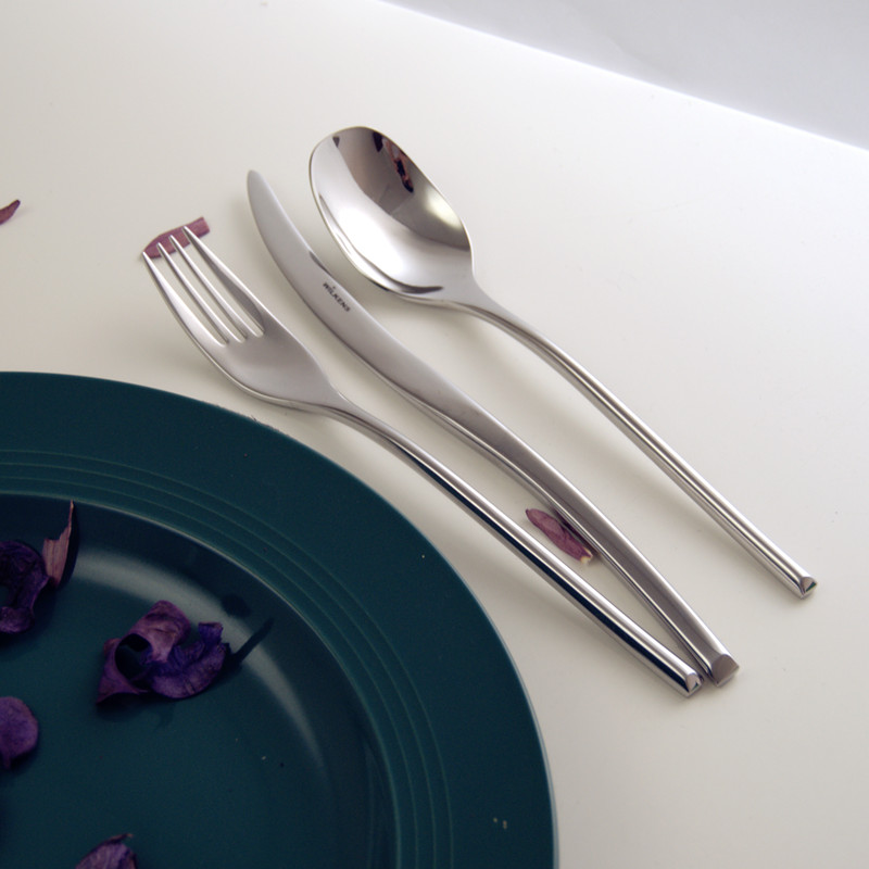 European style princess series 304 stainless steel steak knife and fork tableware knife fork spoon coffee spoon mixing spoon