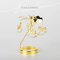 Libri Amici Selected scented candles Rotating candlestick Horse lantern Little Fairy Snowflake candle tool